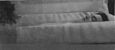 Elvis in the coffin